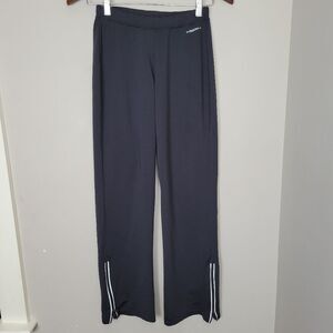 Brooks Track Wide Leg Black Pants